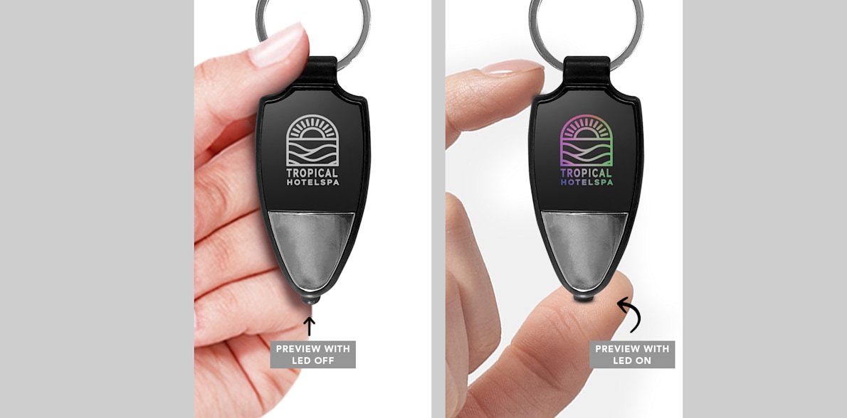Led keychains hot sale